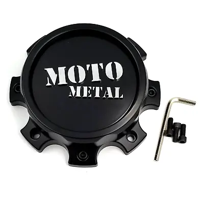 Moto Metal Satin Black 8 Lug Bolt On Center Cap MO995 Front Dually Wheel 8x6.5 • $35