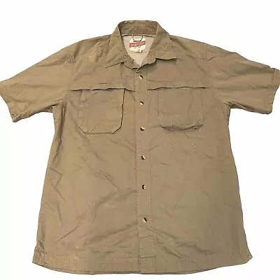 Eddie Bauer Button Up Shirt Medium Sport Shop Vented Shirt Outdoor • $18.88
