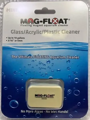 Mag-Float Ultimate Floating Magnet Aquarium Glass Cleaner Mini Up To 10 Gallons • $15.99