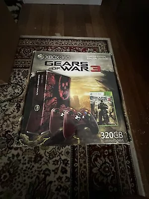 Microsoft Xbox 360 Gears Of War 3 Limited Edition 320GB Console CIB • $299.99