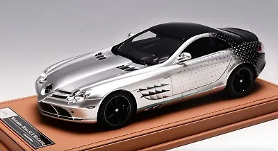 1/18 Ivy Models Mercedes Benz McLaren SLR In Mercedes F1 Colors   Leather Base • $299.95