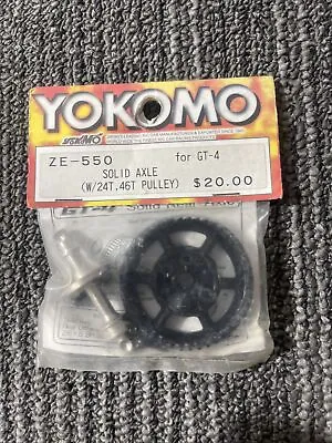 Yokomo Gt-4 Front/Rear Diff Pulley 46 Tooth Solid Axle ZE-550 • $30