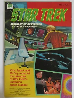 $18 • Buy Vintage 1979 Whitman Star Trek Sticker Book * Jeopardy At Jutterdon * Unused