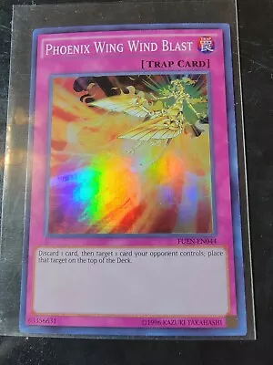 Yugioh Phoenix Wing Wind Blast FUEN-EN044 Super Rare Unlimited Edition  • $4