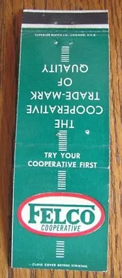 £5.72 • Buy Farm Related: Felco Farmers Elevator Co-op (clarion, Iowa) Matchbook Cover -f8