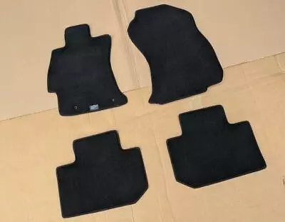 OEM 2014 2015 Subaru Forester Black Carpet Floor Mats 4 Pieces Set J501S-SG600 • $44.99