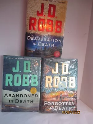 Jd Robb/3 Book Lot/#53-54-55/hc/fe/dj • $18.99