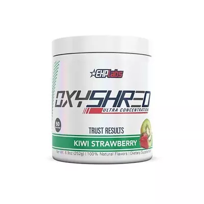$58.99 • Buy EHPlabs Oxyshred Kiwi Strawberry Concentration Fat Burner - 60 Serve