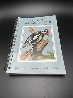 Vintage 1991 Birders Journal Life List  Diary Cornell Lab Of Ornithology Spiral • $14.99