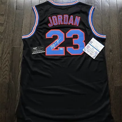 $1230.98 • Buy Michael Jordan Signed Autographed Tune Squad Looney Tunes XL JERSEY With COA 