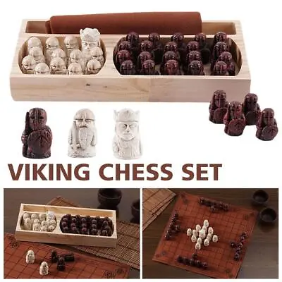 Hnefatafl Viking Chess Set Traditional Two-Player Strategy Board Game Chess Sets • $66.90