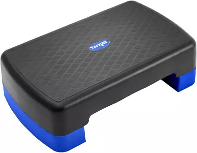 18.9  Adjustable Aerobic Exercise Step Platform With 2 Risers 3  And 6  Heights • $26.50