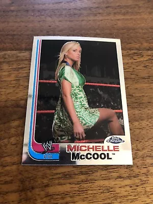 Michelle McCool 2008 Topps Heritage Chrome WWE Diva Card #60 • $4