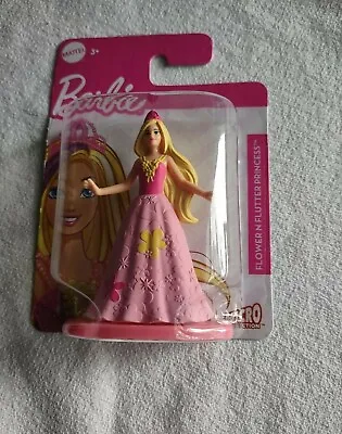 Mini Barbie Flower N Fluter Pricess Micro Collection Age 3+ Collar Crown P • $4.99