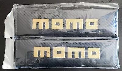 Momo Carbon Fiber Like 2PC Seat Belt Covers Protection Shoulder Pad • $45
