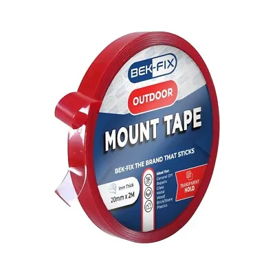 Mounting Tape Double Sided Outdoor Waterproof Adhesive For Brick Glass & Metal • £4.99