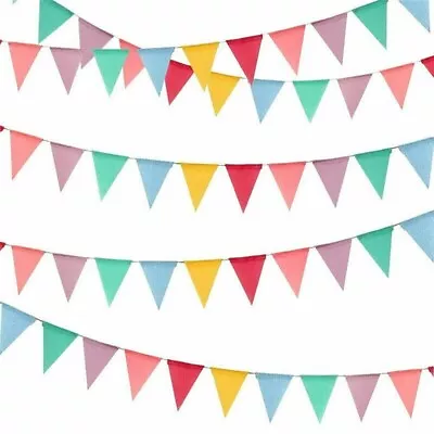 £11.41 • Buy Bunting Garden Outdoor Bunting 12/18/24/36/72 Flags Waterproof Decor Banner