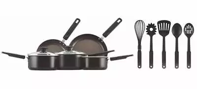 £39.99 • Buy Prestige 10pc Cookware Set Non-stick 22190MO Saucepan Frying Pan Milkpan Utensil