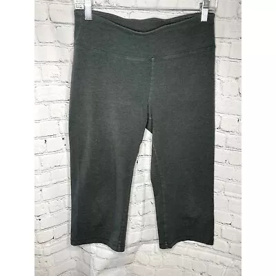 Marika Ladies Black Cropped Yoga Pants   Sz (m)  Euc • $14