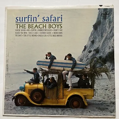 The Beach Boys - Surfin’ Safari LP 1965 Rock Scranton Pressing (Repress) T-1808 • $65