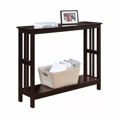 Convenience Concepts Mission Console Table In Espresso Wood Finish • $94.77