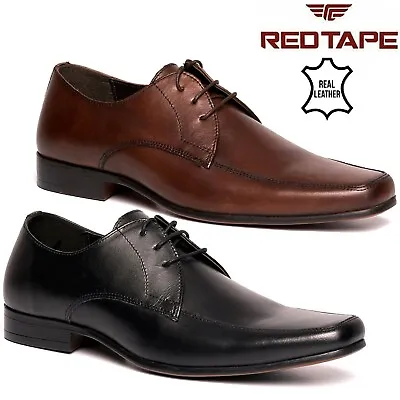 £22.95 • Buy Mens Leather Smart Lace Up Casual Formal Oxford Office Work Dress Shoes Boot Sz