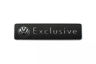 OEM NEW VW Volkswagen Exclusive Emblem Badge Nameplate Decal Eos Passat Touareg • $50.45