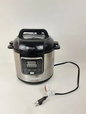 6 Quart New NINJA Instant  BlackSilver Electric Pressure CookerBuilt-In Timer • $19.99