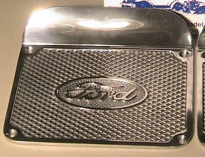 1928-1931 Model A And T Ford Running Board Step Plates. One Pair • $74.95