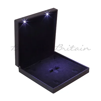 Led Light Necklace Box Ring Earring Bracelet Colorette Box Gift Set Box • £18
