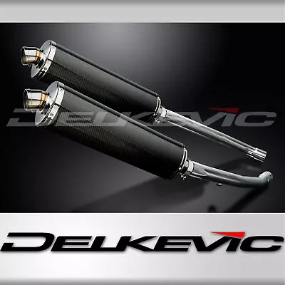 Kawasaki ZZR1400 ZX14 2012-2023 450mm OVAL CARBON BSAU SILENCER EXHAUST KIT • £409.99