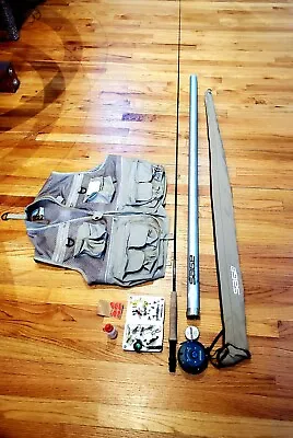 Fly Fishing Sage Package With Rod & Reel Vest & Lures  • $500