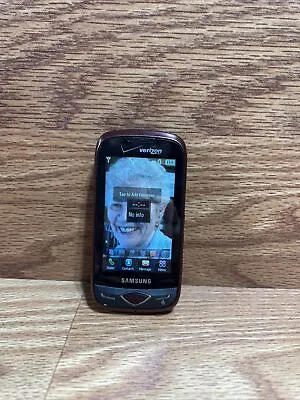 Samsung SCH-U820 Reality Verizon Slide Out Full Qwerty CITY RED Phone • $15