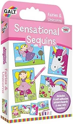 Galt Toys Sensational Sequins Fairies And Unicorns Craft Kit For Kids Ages 6 • £18.06