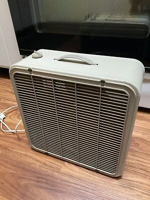 Vintage EDISON  Box Fan 1-3 Variable Speed Metal TESTED WORKING • $59.99