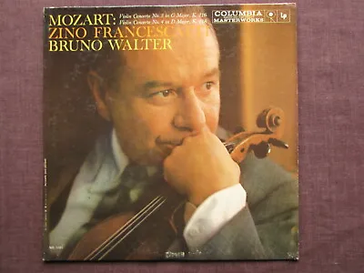 BRUNO WALTER MOZART Zino Francescatti Columbia ML 5381 EX / VG+ VINTAGE Vinyl LP • $6.99