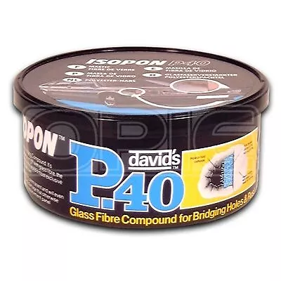 Isopon P40 Glass Fibre Bridging Compound Strong Vehicle Repairs 250ml (P40/S) • £11.99