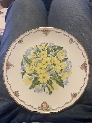 Royal Albert Plate Primroses Sara Anne Schofield Queen Mothers Favourite Flowers • £5.99