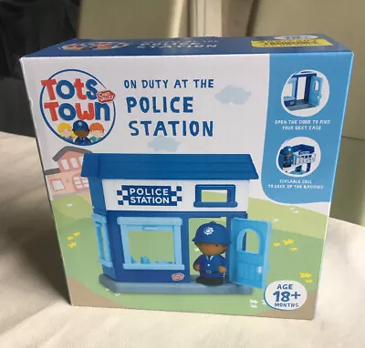 Chad Valley Tots Town - On Duty At The Police Station -Playset. Kids Toy Police • £4.99