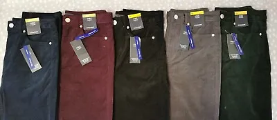 £14.99 • Buy M&S The Sienna High Waist STRAIGHT Leg CORD Corduroy Trousers Jeans_Various