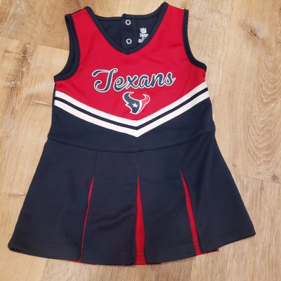 $9.83 • Buy NFL Houston Texans Cheerleader Outfit Size 2T Football Cheer Girls