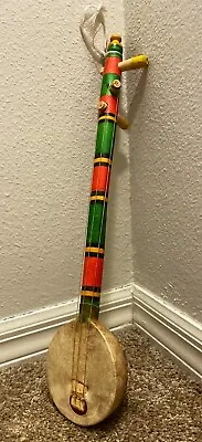 Handmade Solid Wood Strings Hurdy Gurdy Soul Music Guembri Bass Gnawa Instrument • $49.99