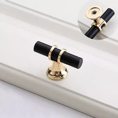 1-500PCS Modern Alloy Round Kitchen Cabinet Door Handles Drawer Pull T Knobs US • $1.52