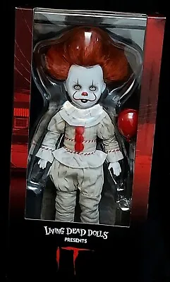 Living Dead Dolls Presents IT 2017 PENNYWISE 10  Figure/doll (MEZCO) - IN STOCK • £50.95