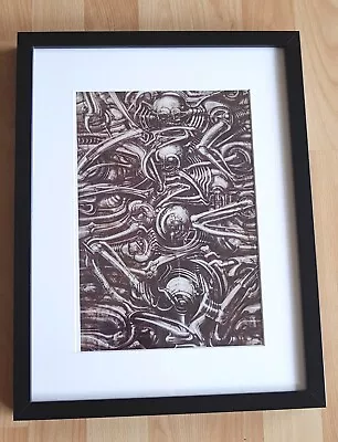 £20.74 • Buy Original HR Giger Aliens Art Print H.R Giger Alien Queen Warrior PICTURE Bones