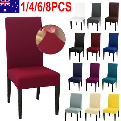 $20.99 • Buy Dining Chair Covers Spandex Cover Stretch Washable Wedding Banquet Party
