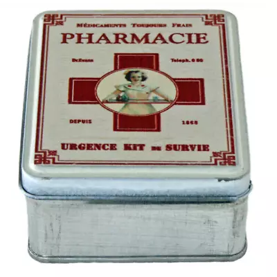 First Aid Tin Pharmacie 11x8cm By Originals • £9.97