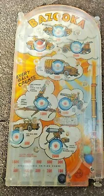 Marx  Bazooka  Bagatelle Game   Mar Toys Pinball  C. 1960's • $54.99