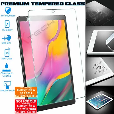 £5.95 • Buy TEMPERED GLASS Screen Protector For Samsung Galaxy Tab A 10.1  2019 (SM-T510)