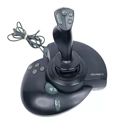 Microsoft Sidewinder Force Feedback Pro Joystick Controller UNTESTED PARTS ONLY • $23.76